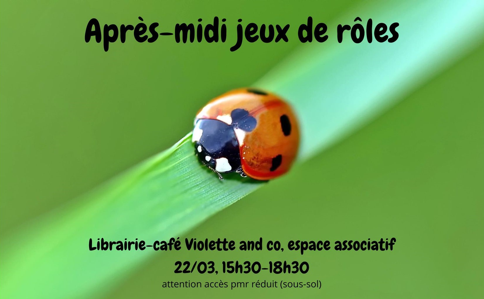 Après-midi jeux de rôles