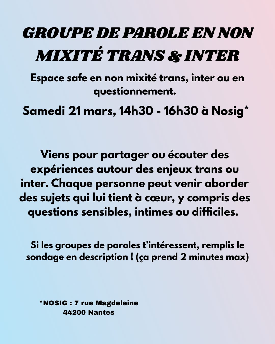 Conviviale trans & inter