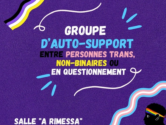 Groupe d'auto-support entre personnes trans, non-binaires ou en questionnement