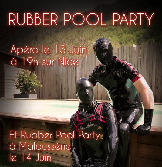 Rubber pool party