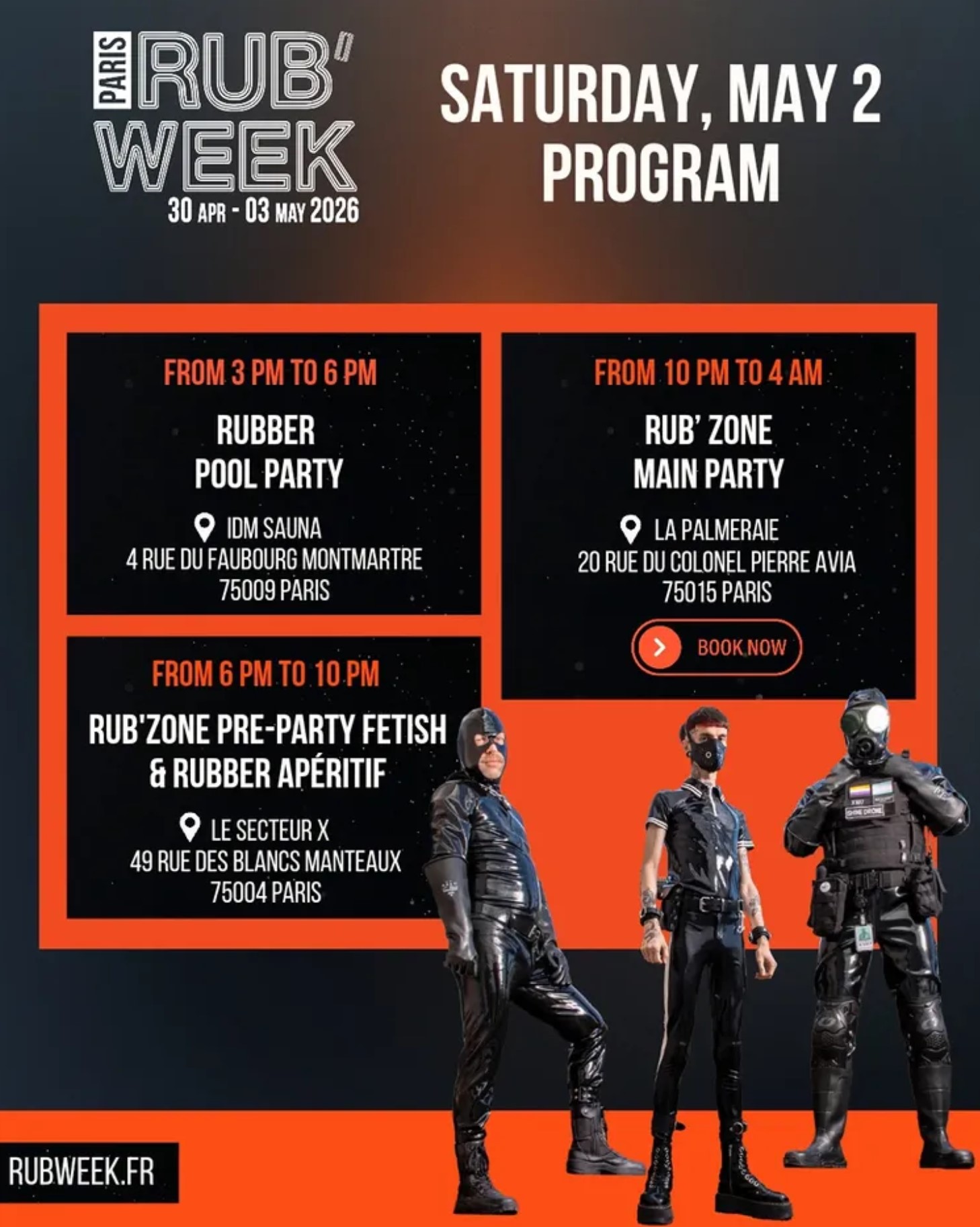 RubWeek #6 : Rubzone Pre-party Fetish & Rubber Apéritif