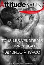 Sauna/cruising gay 13h-19h puis mixte 20h-1h
