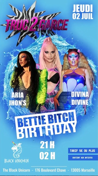 Truc 2 Garce Bettie Bitch Birthday