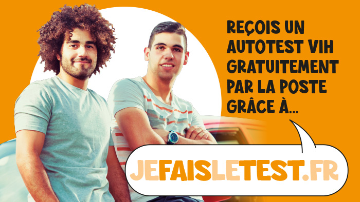 Jefaisletest.fr pour recevoir gratuitement un autotest VIH